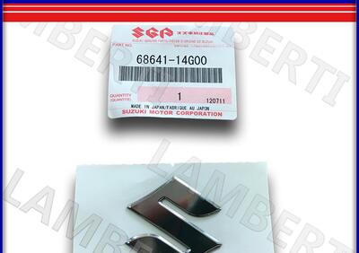 ADESIVO EMBLEMA S ORIGINALE SUZUKI AN BURGMAN 400  - Annuncio 8159598