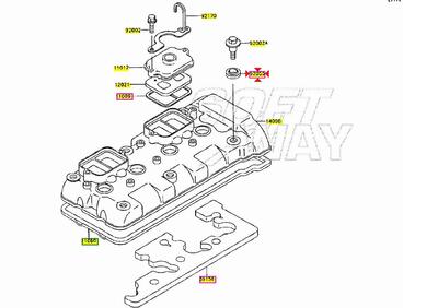 GOMMINO VITE COPERCHIO PUNTERIE KAWASAKI ZZR 600 1 - Annuncio 8433573