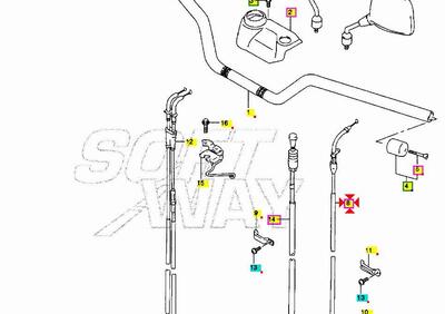 cavo frizione originale Suzuki freewind 650 xf 650  - Annuncio 8442279