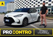 Toyota Yaris Hybrid, PRO e CONTRO | La pagella e tutti i numeri della prova strumentale