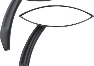 Specchietti ellittici neri Custom Chrome  - Annuncio 8546663