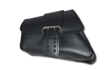 Borsa laterale Solo Forcellone nera per Sportster La Rosa Design