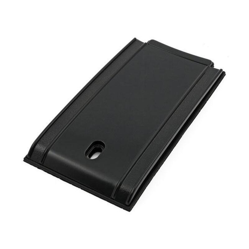 Inserto inferiore cruscotto liscio nero per Softai 