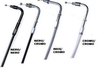 Cavo ritorno inox/cromo per Sportster dal 88 al 95 Barnett - Annuncio 8551877