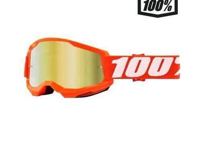 MASCHERA CROSS 100% STRATA 2 ORANGE 461233 100 % - Annuncio 8564319