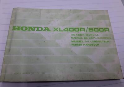 Manuale Honda XL400R / 500R - Annuncio 8596981