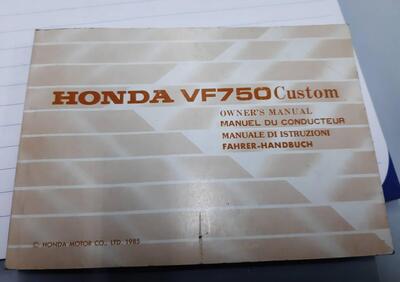 Manuale Honda VF 750 Custom - Annuncio 8596990