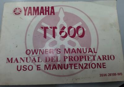 Manuale Yamaha TT 600 - Annuncio 8597055