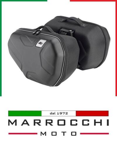 Coppia di borse laterali semirigide Kappa RA314