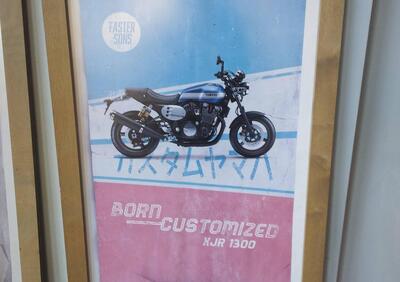 POSTER YAMAHA VINTAGE IN LEGNO - Annuncio 8699438