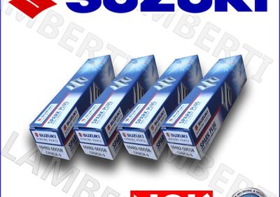 KIT 4 CANDELE ORIGINALI NGK CR9EIA-9 SUZUKI DL VST  - Annuncio 8777086