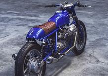 La Moto Guzzi All Blue di Gas and Oil Bespoke Motorcycles