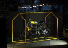 Ducati Scrambler "Città del desiderio", opera di Michelangelo Barbieri