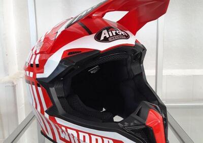 CASCO AIROH WRAAP BROKEN RED GLOSS - Annuncio 9036052