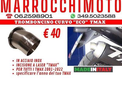 Tromboncino Acciaio INOX con Logo TMAX 500/530/560 TPF - Annuncio 8043577