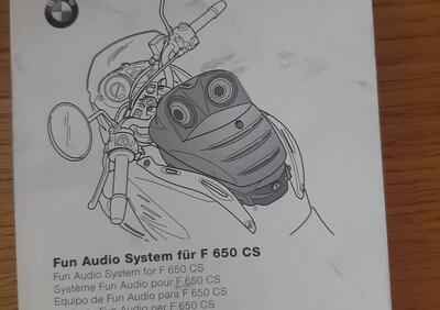 BMW FUN AUDIO SYSTEM F 650 GS - Annuncio 9077060