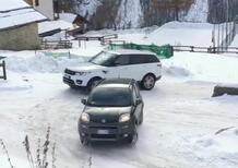 Fiat Panda 4x4 vs Range Rover Sport: non c'è gara sulla neve [VIDEO] 