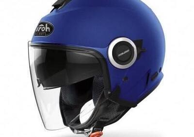 CASCO HELIOS JET CON VISIERA AIROH BLUE MATT - AIR - Annuncio 9109508