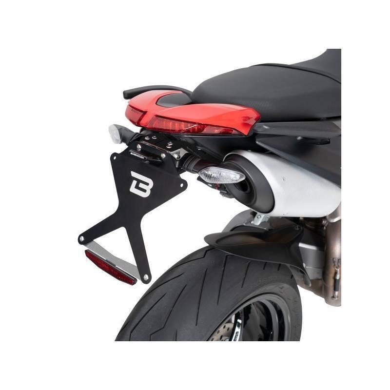 PORTATARGA + LUCE LED DUCATI HYPERMOTARD 950 2020- Barracuda (3)