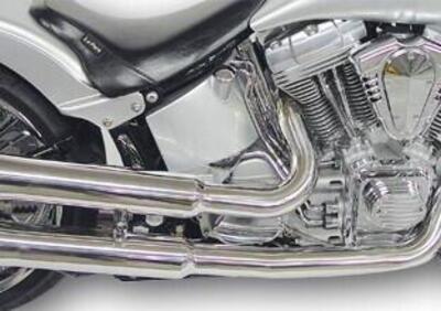 Marmitte Falcon 2 in 2 inox lucide per Softail dal  - Annuncio 8546941