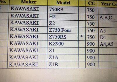 Ganasce Vesrah VB-405 Kawasaki z750 z900 - Annuncio 9270600