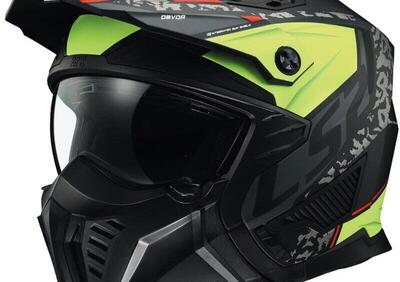 Casco modulare LS2 OF606 DRIFTER DEVOR Nero Giallo - Annuncio 9150274