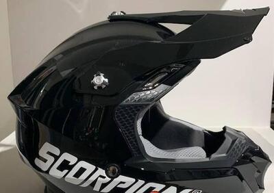 CASCO INTEGRALE MOTO SCORPION EXO 491 SOLID NERO LUCIDO