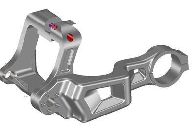 Forcellone lucido NLC 3D/18” per Softail Fat-Boy,  - Annuncio 9128036