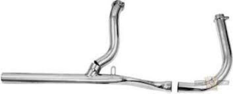 Collettore 2 in 1 cromato Paughco Per Panhead dal