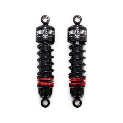 Ammortizzatori 11,5" neri Burly Slammer Plus per p 