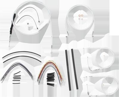 Kit cavi Dyna per manubrio alto 12'' (30cm) trecci 