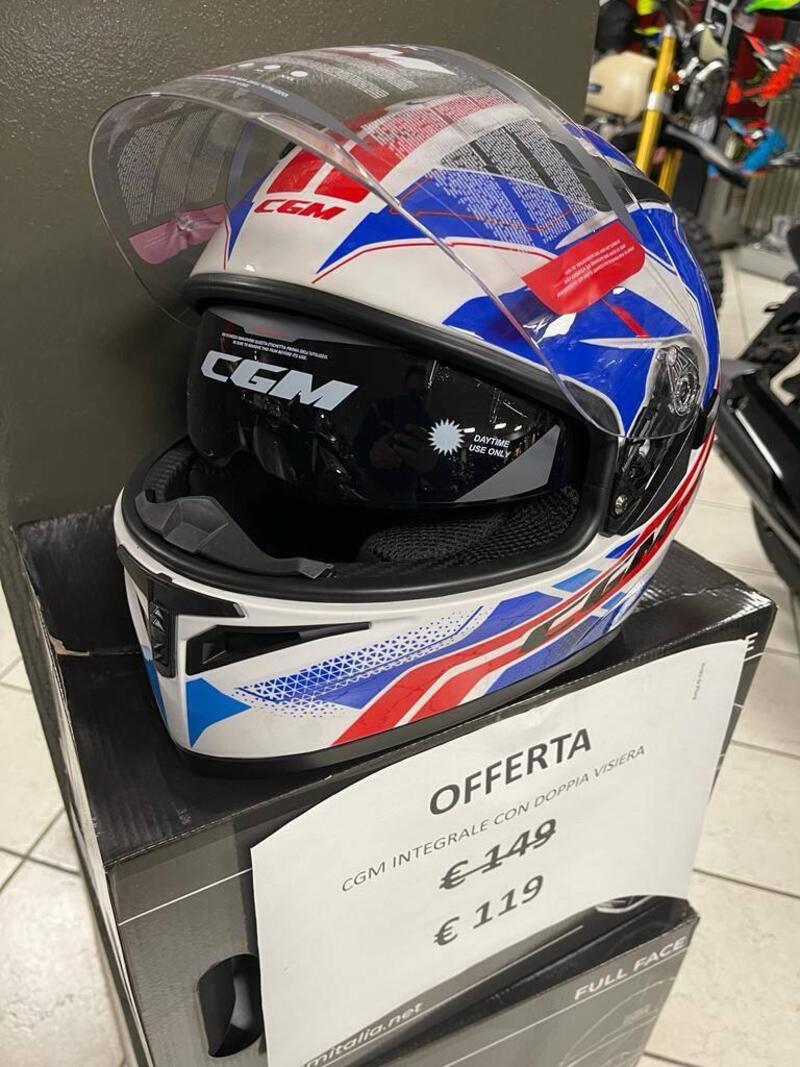 casco integrale con doppia visiera CGM (2)