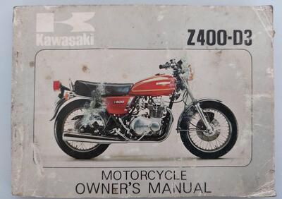 Manuale suo manutenzione Kawasaki Z400-D3 - Annuncio 9339954