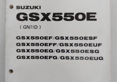 Catalogo ricambi Suzuki GSX 550 E - Annuncio 9339968