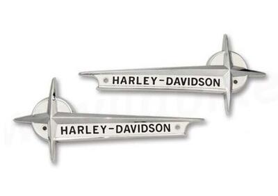 Emblemi serbatoio Harley Davidson FL 1961-1962 rif Zodiac - Annuncio 8828683