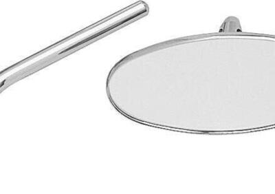 Specchietto ovale stelo corto cromato Custom Chrom  - Annuncio 8546714
