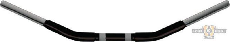 Manubrio Dragster 1-1/4" Largo 77cm nero, per Acce 