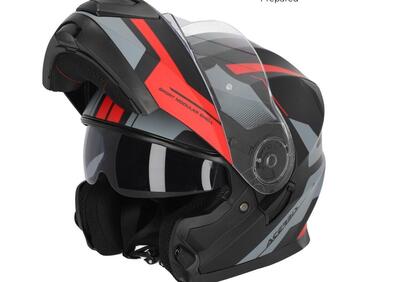 Casco modulare Acerbis SEREL 2206 Nero Rosso - Annuncio 9374254