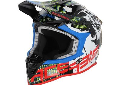 Casco cross Acerbis LINEAR 2206 Bianco Nero - Annuncio 9374264