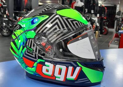 CASCO INTEGRALE K3 E2206 - KAMALEON BLACK/RED/GREE Agv - Annuncio 9380470