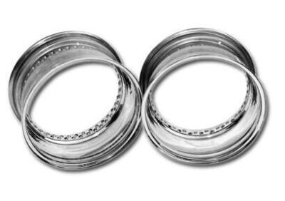 Cerchione 17x8 - 80 fori - inox lucido TTS  - Annuncio 8558112