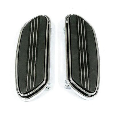 Pedane ammortizzate cromate Per Softail FLST&nbsp;e Tou 