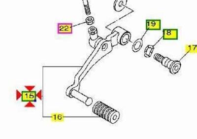 -Leva cambio Yamaha Super Tenerè 1200 23P181100000 - Annuncio 9407263