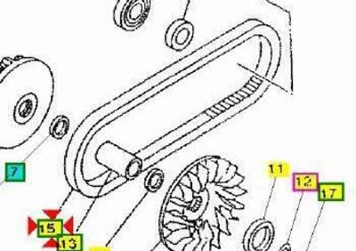 -Cinghia Majesty 125 5NSE76410000 Yamaha - Annuncio 9407309