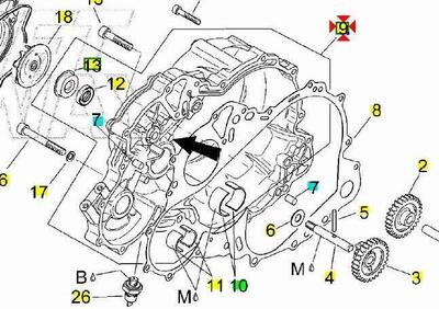 -Coperchio Frizione Aprilia Capo Nord AP0610151 - Annuncio 9283860