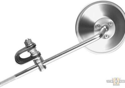 Specchietto old style rotondo 4'' con clamp cromat Jammer - Annuncio 8546728