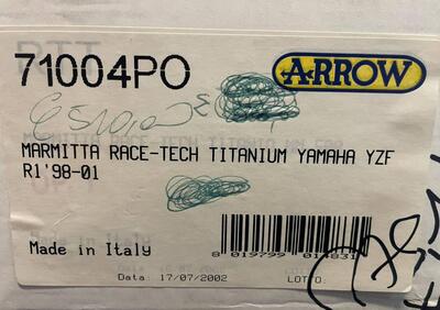 marmitta ARROW race-tech titanio yamaha YZF R1 98- - Annuncio 9438588