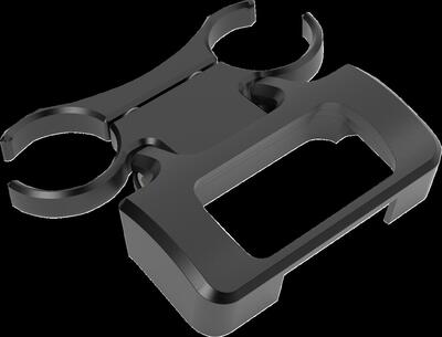 Supporto strumentazione nero opaco per Softail*** La Choppers