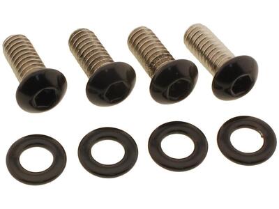 Kit viti parafango anteriore nere lucide per Softa 