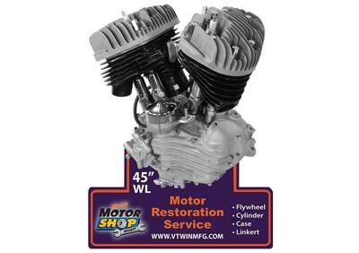 Insegna metallica motore Flathead V-Twin  - Annuncio 9446005